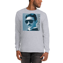 Load image into Gallery viewer, Men’s Long Sleeve cool tesla Shirt